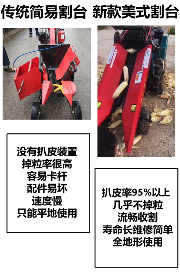 單行玉米收獲機